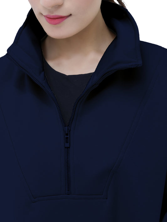 HALF ZIP SWEAT SHIRT