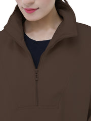 HALF ZIP SWEAT SHIRT