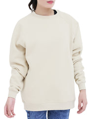 Crew Neck no Zip Sweat Shirt