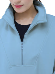 HALF ZIP SWEAT SHIRT