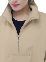 HALF ZIP SWEAT SHIRT