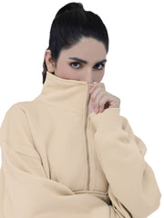 HALF ZIP SWEAT SHIRT