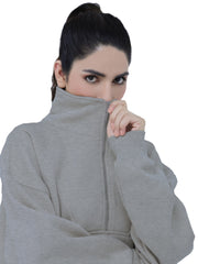 HALF ZIP SWEAT SHIRT