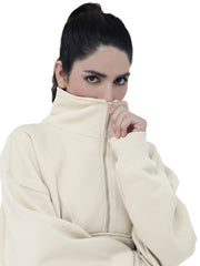 HALF ZIP SWEAT SHIRT