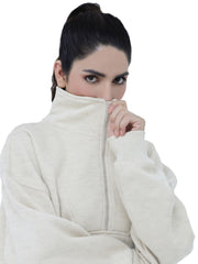 HALF ZIP SWEAT SHIRT