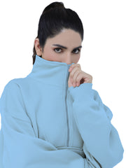 HALF ZIP SWEAT SHIRT