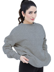 CREW NECK NO ZIP SWEAT SHIRT