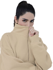 HALF ZIP SWEAT SHIRT