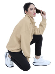 HALF ZIP SWEAT SHIRT