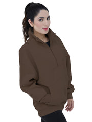 HALF ZIP SWEAT SHIRT