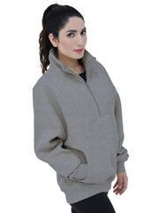 HALF ZIP SWEAT SHIRT