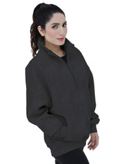HALF ZIP SWEAT SHIRT