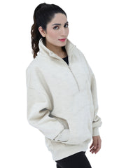 HALF ZIP SWEAT SHIRT