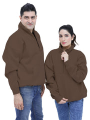 HALF ZIP SWEAT SHIRT