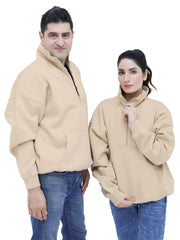 HALF ZIP SWEAT SHIRT