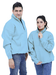 HALF ZIP SWEAT SHIRT