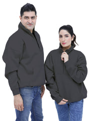 HALF ZIP SWEAT SHIRT