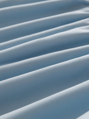 1pc Solid Color Fitted Sheet, Minimalist Fabric Fitted Sheet For Home, All Season