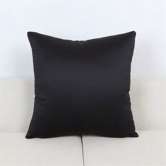 1pc Solid Color Satin Imitated Silk Pillow Case, Modern Polyester Square Decorative Pillow Cover For Living Room, Home Use, Size Options: 40x40cm, 45x45cm, 50x50cm, 60x60cm, Zippered, Machine Washable, No Pillow Insert