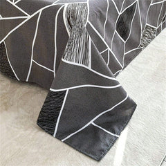 3pcs Printed Bedding Set: 1pc Bed Sheet + 2pcs Pillow Cases, Dust-Proof All-Season Home Textile Set, Suitable For Double Bed & Single Bed Dorm Room (Excluding Filler)