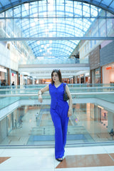 SLEEVELESS BLAZER VEST AND SUIT PANTS SET