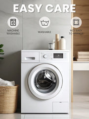 1pc Safest 100% Waterproof 6-Sided Zippered Mattress Protector