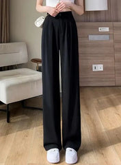 LOOSE FIT STRAIGHT LEG PANTS