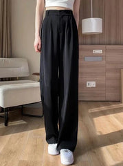 LOOSE FIT STRAIGHT LEG PANTS