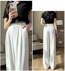 LOOSE FIT STRAIGHT LEG PANTS