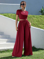 WOMEN SUMMER TWO PIECE OUTFIT