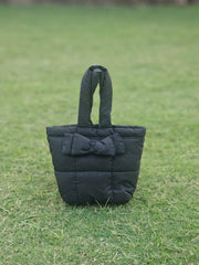 Soft Padded Quilted Women's Designer Handbag-White