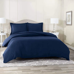 Imperial Navy Blue-Bed Sheet Set (Luxury)