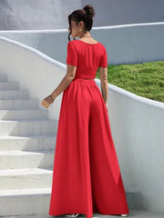 WOMEN SUMMER TWO PIECE OUTFIT